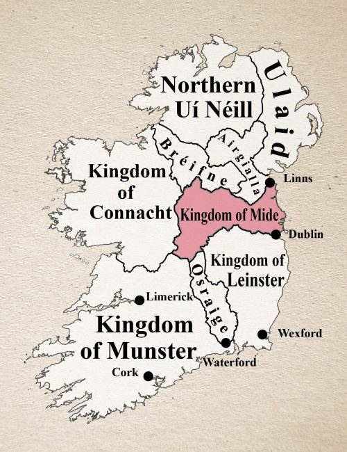 Map of the Medieval Kingdom of Mide
